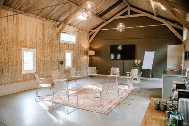Zaal F kringopstelling