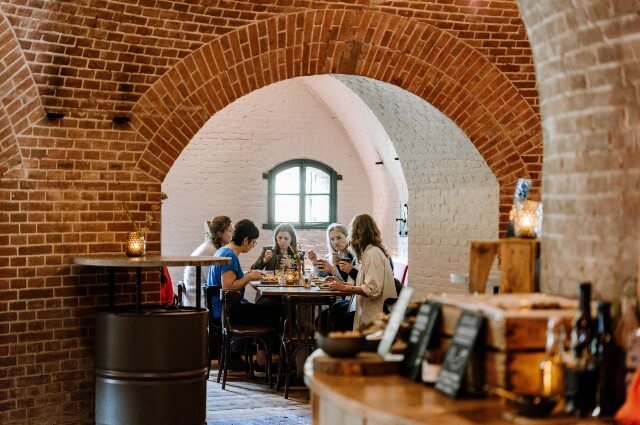 Interieur Wachthuis lunch