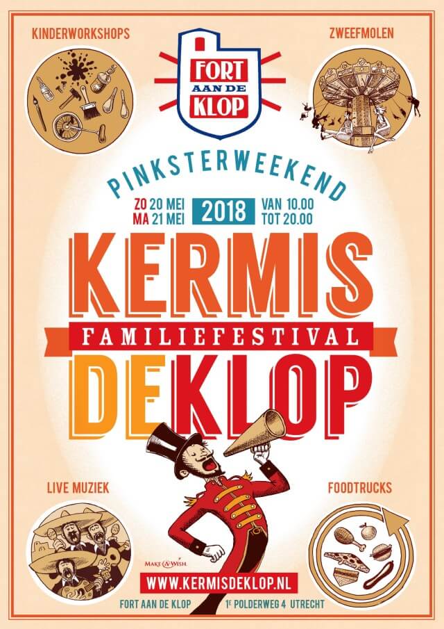 Poster Kermis de Klop 2018