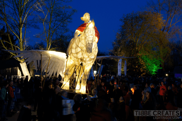 Verlicht paard