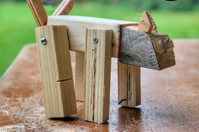 Houten diertje website